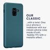 Etui Kwmobile do Samsung Galaxy A8 (2018), niebieskie, silikonowe, KWM0000093L013C