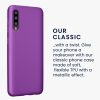 Etui Kwmobile do Samsung Galaxy A50, Fioletowe, Silikonowe, KWM000009TA016C
