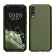 Etui Kwmobile do Samsung Galaxy A50, zielone, silikonowe, KWM000009TA018C