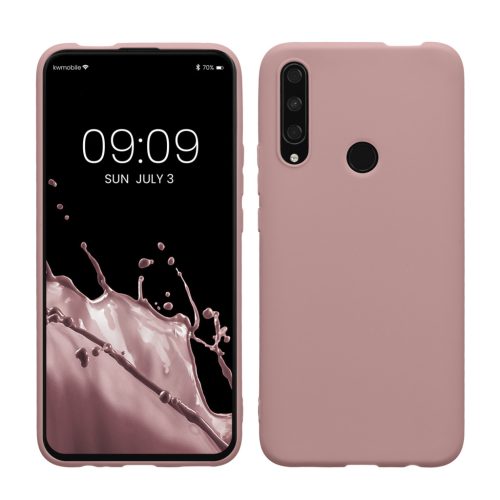 Etui Kwmobile do Honor 9X, różowe, silikonowe, KWM000011LC005C