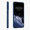 Etui Kwmobile do Samsung Galaxy S21, ciemnoniebieskie, silikonowe, KWM000012BU019C