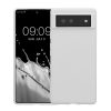 Etui Kwmobile do Google Pixel 6, białe, silikonowe, KWM000013DV049C