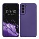 Etui Kwmobile do Samsung Galaxy S21 FE, niebieskie, silikonowe, KWM000013FE017C