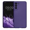 Etui Kwmobile do Samsung Galaxy S21 FE, niebieskie, silikonowe, KWM000013FE017C