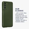 Etui Kwmobile do Samsung Galaxy S21 FE, zielone, silikonowe, KWM000013FE018C