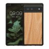 Etui Kwmobile do Google Pixel 6, brązowe, drewno/silikon, KWM000013NC002C