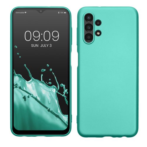 Etui Kwmobile do Samsung Galaxy A13, zielone, silikonowe, KWM000015KX020C