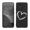 Etui Kwmobile do Xiaomi Redmi 10C, czarno-białe, silikonowe, KWM000017II002C