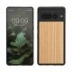 Etui Kwmobile do Google Pixel 7 Pro, brązowe, drewno/silikon, KWM000017MY002C