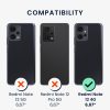 Etui Kwmobile do Xiaomi Redmi Note 12, czarno-białe, silikonowe, KWM000018UH002C