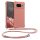 Etui Kwmobile ze smyczą do Google Pixel 8, różowe, silikonowe, KWM0000208T007C