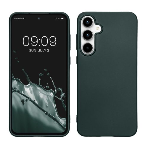 Etui Kwmobile do Samsung Galaxy A55 5G, zielone, silikonowe, KWM000021MI008C