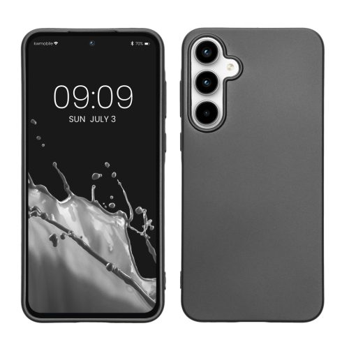 Etui Kwmobile do Samsung Galaxy A55 5G, Szare, Silikonowe, KWM000021MI009C