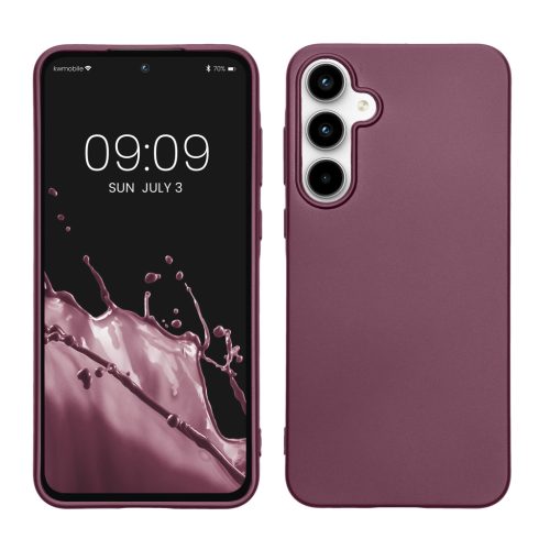 Etui Kwmobile do Samsung Galaxy A55 5G, niebieskie, silikonowe, KWM000021MI011C