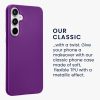 Etui Kwmobile do Samsung Galaxy A55 5G, Fioletowe, Silikonowe, KWM000021MI014C
