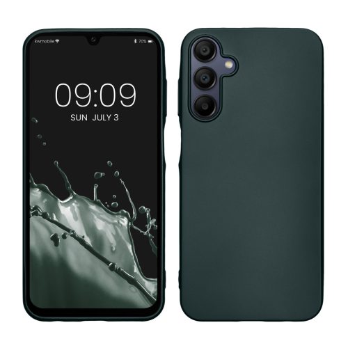 Etui Kwmobile do Samsung Galaxy A15 5G, zielone, silikonowe, KWM000021MJ008C