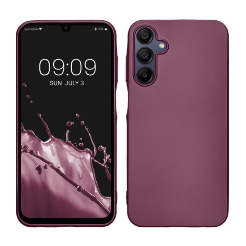Etui Kwmobile do Samsung Galaxy A15 5G, niebieskie, silikonowe, KWM000021MJ011C