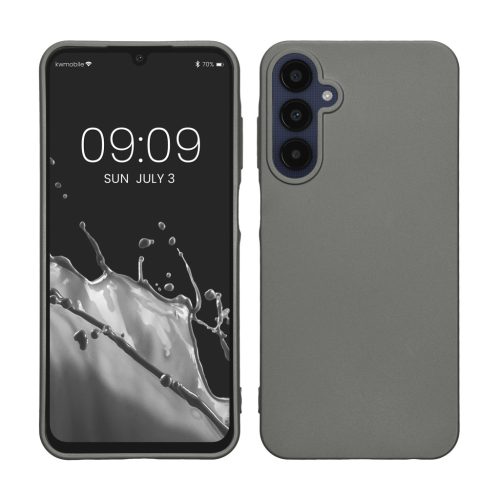 Etui Kwmobile do Samsung Galaxy A25, szare, silikonowe, KWM000021MZ009C