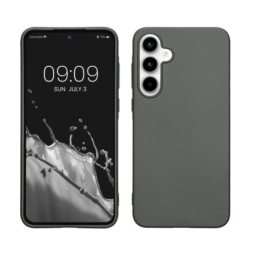 Etui Kwmobile do Samsung Galaxy A35, szare, silikonowe, KWM000021PC009C