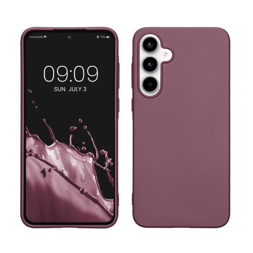 Etui Kwmobile do Samsung Galaxy A35, niebieskie, silikonowe, KWM000021PC011C