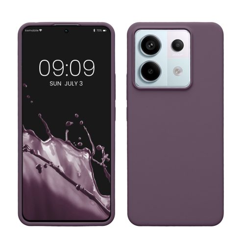 Etui Kwmobile do Xiaomi Redmi Note 13 Pro 5G, fioletowe, silikonowe, KWM000020LF013C