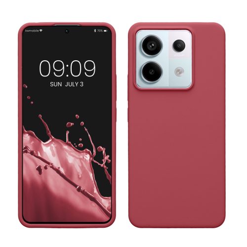 Etui Kwmobile do Xiaomi Redmi Note 13 Pro 5G, ciemnoróżowe, silikonowe, KWM000020LF015C