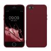 Etui Kwmobile do Apple iPhone 5/iPhone 5s/iPhone SE, fioletowe, silikonowe, KWM000007UT014C