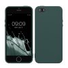 Etui Kwmobile do Apple iPhone 5/iPhone 5s/iPhone SE, zielone, silikonowe, KWM000007UT016C