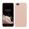 Etui Kwmobile do Apple iPhone 5/iPhone 5s/iPhone SE, kremowe, silikonowe, KWM000007UT020C
