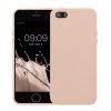 Etui Kwmobile do Apple iPhone 5/iPhone 5s/iPhone SE, kremowe, silikonowe, KWM000007UT020C