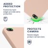 Etui Kwmobile do Apple iPhone 5/iPhone 5s/iPhone SE, kremowe, silikonowe, KWM000007UT020C