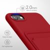 Etui Kwmobile do Apple iPhone SE (2022)/iPhone SE (2020)/iPhone 8, ciemnoróżowe, silikonowe, KWM0000134I018C