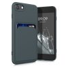 Etui Kwmobile do Apple iPhone SE (2022)/iPhone SE (2020)/iPhone 8, ciemnozielone, silikonowe, KWM0000134I019C