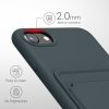 Etui Kwmobile do Apple iPhone SE (2022)/iPhone SE (2020)/iPhone 8, ciemnozielone, silikonowe, KWM0000134I019C