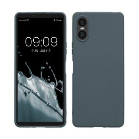   Etui Kwmobile do Sony Xperia 10 VI, ciemnozielone, silikonowe, KWM000021TP002C