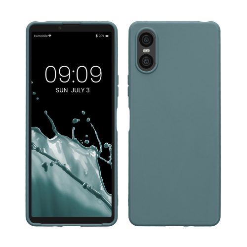 Etui Kwmobile do Sony Xperia 10 VI, jasnozielone, silikonowe, KWM000021TP004C