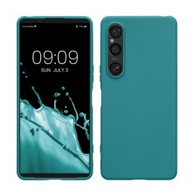  Etui Kwmobile do Sony Xperia 1 VI, niebieskie, silikonowe, KWM000021TR003C