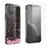 Zestaw etui i folii ochronnej Kwmobile do Apple iPhone 12/iPhone 12 Pro, wielokolorowy, silikon/szkło hartowane, KWM000022TI001C