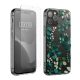 Zestaw etui i folii ochronnej Kwmobile do Apple iPhone 12/iPhone 12 Pro, wielokolorowy, silikon/szkło hartowane, KWM000022TI002C