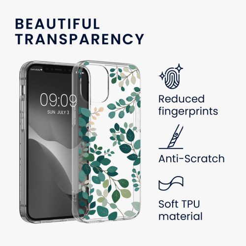 Zestaw etui i folii ochronnej Kwmobile do Apple iPhone 12/iPhone 12 Pro, wielokolorowy, silikon/szkło hartowane, KWM000022TI002C
