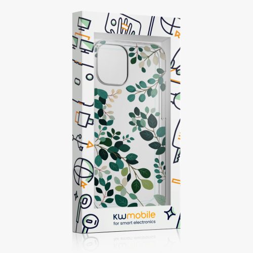 Zestaw etui i folii ochronnej Kwmobile do Apple iPhone 12/iPhone 12 Pro, wielokolorowy, silikon/szkło hartowane, KWM000022TI002C