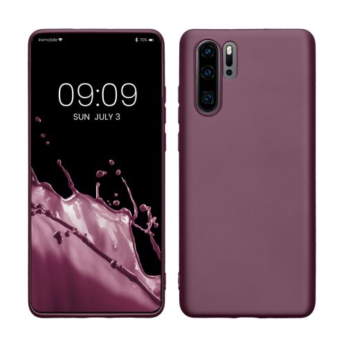 Etui Kwmobile do Huawei P30 Pro, niebieskie, silikonowe, KWM000009MJ007C