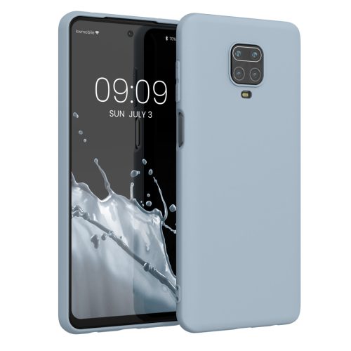 Etui Kwmobile do Xiaomi Redmi Note 9S/Redmi Note 9 Pro/Redmi Note 9 Pro Max, jasnoniebieskie, silikonowe, KWM000011AH054C