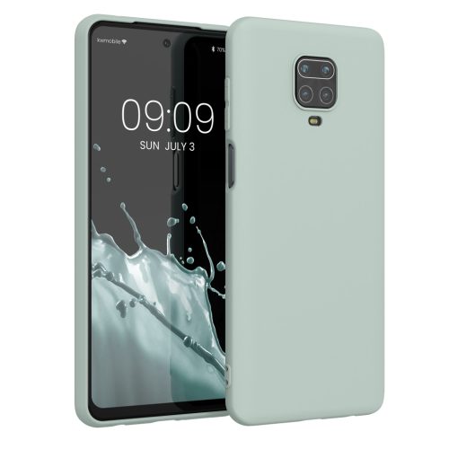 Etui Kwmobile do Xiaomi Redmi Note 9S/Redmi Note 9 Pro/Redmi Note 9 Pro Max, jasnozielone, silikonowe, KWM000011AH056C