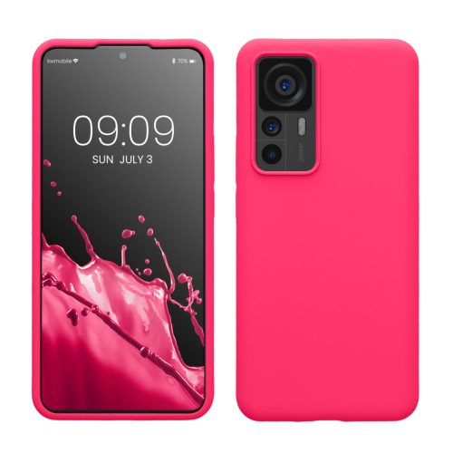 Etui Kwmobile do Xiaomi 12T/12T Pro, różowe, silikonowe, KWM000017RL012C