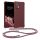 Etui Kwmobile ze smyczą do Motorola Edge 30 Neo, fioletowe, silikonowe, KWM0000199S003C