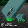 Etui Kwmobile ze smyczą do Motorola Edge 30 Neo, zielone, silikonowe, KWM0000199S005C
