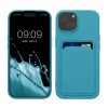 Etui Kwmobile do Apple iPhone 15, jasnoniebieskie, silikonowe, KWM000020EM007C