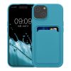 Etui Kwmobile do Apple iPhone 15, jasnoniebieskie, silikonowe, KWM000020EM007C