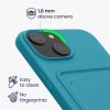 Etui Kwmobile do Apple iPhone 15, jasnoniebieskie, silikonowe, KWM000020EM007C